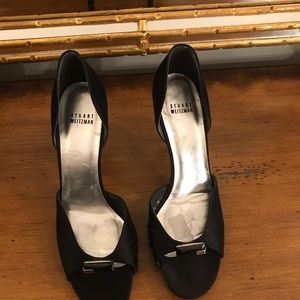 ELEGANT Open Toe Stuart Weitzman pumps Sz 8.5